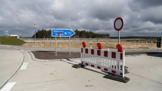 Ende der Autobahn 14 bei Dolle, Foto: IMAGO / Christian Schroedter