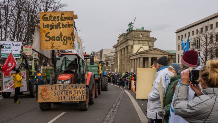 Berlin: Tausende Menschen wollen bei "Wir haben es satt" auf die Straße gehen