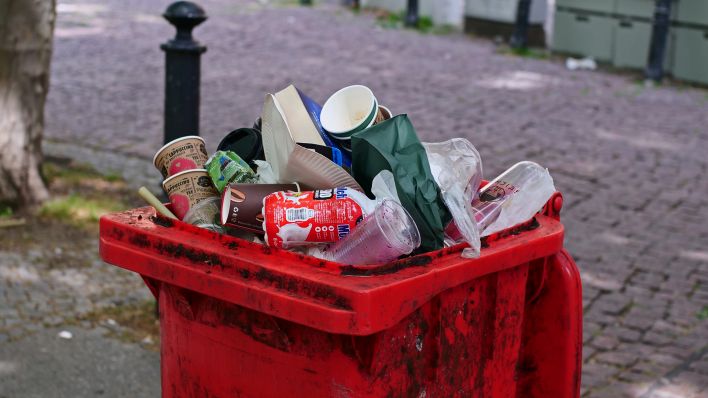 Einweg-Müllsäcke, 5-Rollen-Abfall-Mülleimer-Taschen, Haushalts