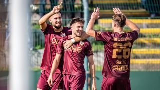 Torjubel beim BFC Dynamo (imago images/Beautiful Sports)