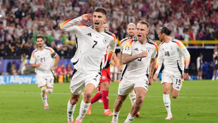Victoire 2-0 en huitièmes de finale : Havertz et Musiala propulsent l’Allemagne en quarts de finale du Championnat d’Europe contre le Danemark