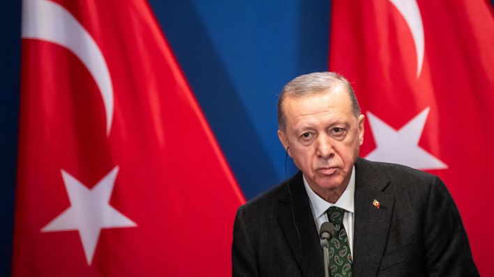 Recep Tayyip Erdogan, Präsident der Türkei (Quelle: dpa/Marton Monus)