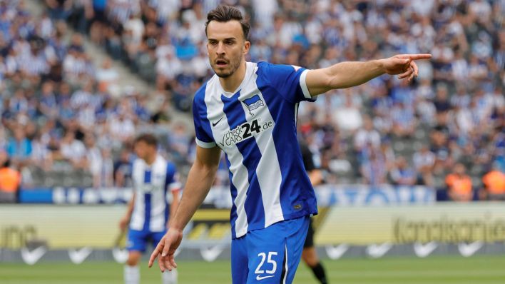 Haris Tabakovic (Hertha BSC) (Bild: IMAGO / Metodi Popow)