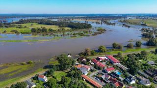 Hochwasser in Ratzdorf an der Oder