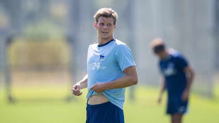 Hertha-Stürmer Luca Schuler (imago images/Matthias Koch)