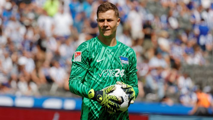 Tjark Ernst, Torwart von Hertha BSC (Quelle: IMAGO / Metodi Popow)