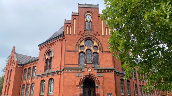 Marie-Curie-Gymnasium in Wittenberge (Prignitz). (Quelle: rbb/Björn Haase-Wendt)