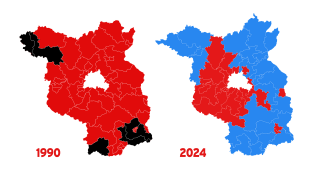 Brandenburg-Wahl 1990 und 2024 im Vergleich (Quelle: rbb)