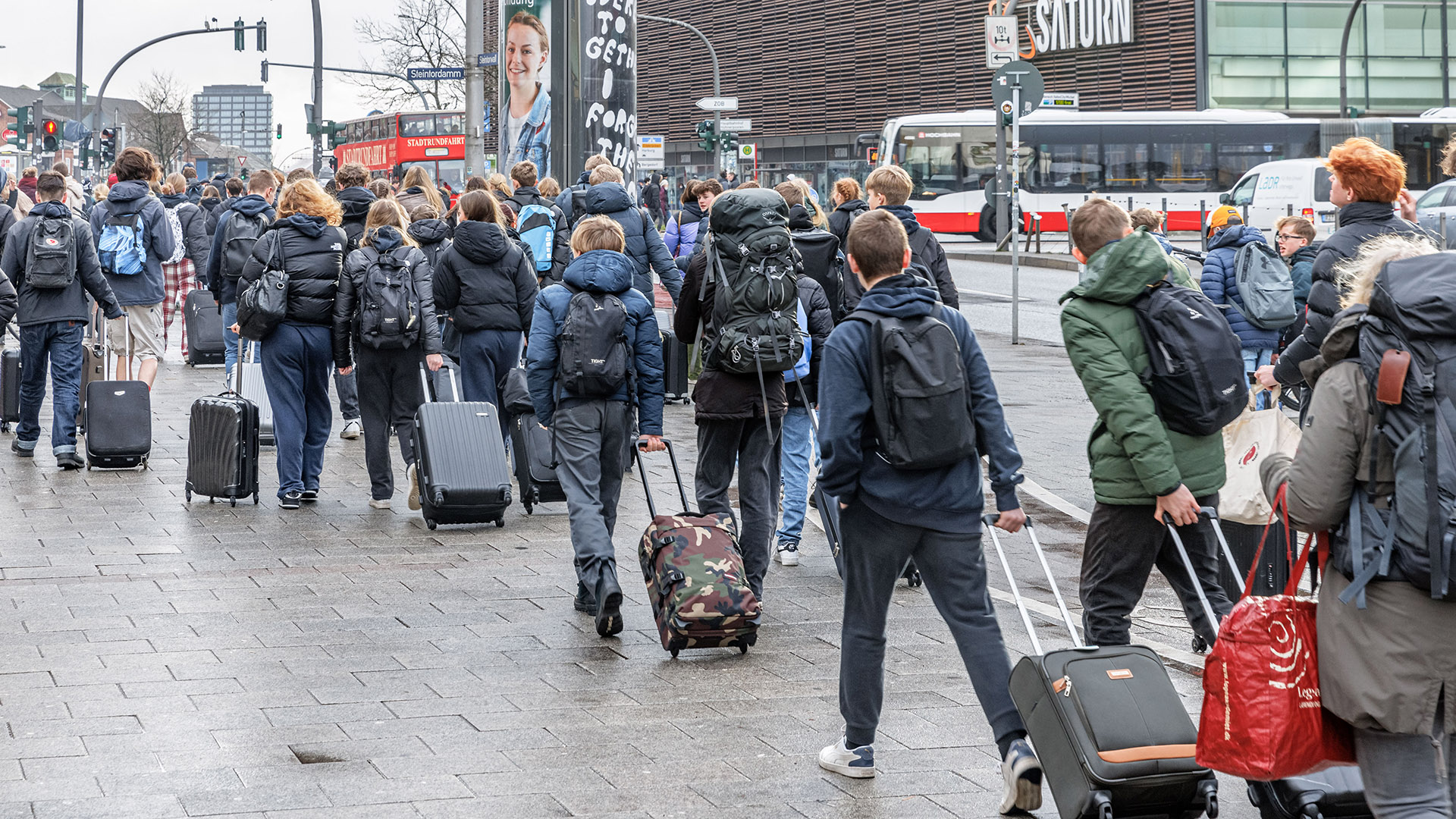 Symbolbild: Schüler auf Klassenfahrt. (Quelle: dpa/Scholz)