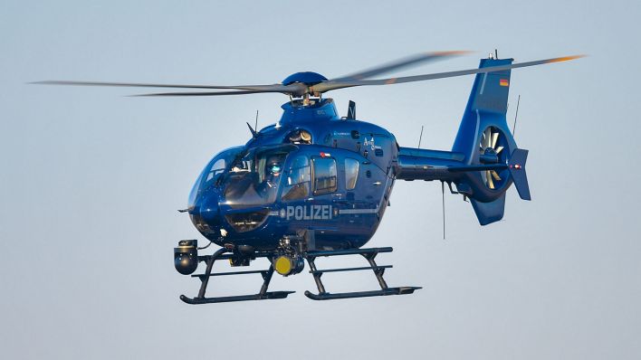 Archivbild: Hubschrauber der Polizei. (Quelle: dpa/Reuhl)