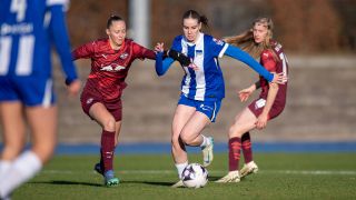 Regionalliga Nordost der Frauen: Hertha BSC vs. RB Leipzig II (Quelle: IMAGO / Matthias Koch)