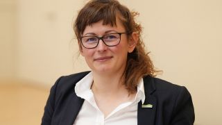 Archivbild: Hanka Mittelstädt (SPD), aufgenommen während der Landtagssitzung. (Quelle: dpa/Stache)