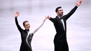 Annika Hocke und Robert Kunkel nach einem Wettkampf. Quelle: imago images/Laci Perenyi