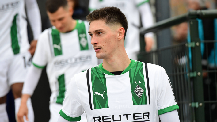 Tomas Cvancara beim Testspiel gegen Preußen Münster (Quelle: IMAGO / fohlenfoto)